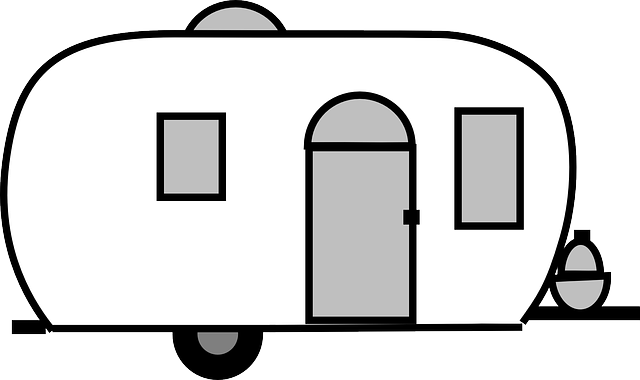 kreslený karavan